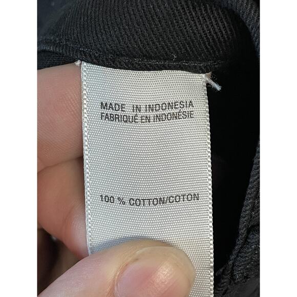 Lucky Brand Jeans Womens 8 Black Capri Zip Fly 5-Pocket Mid Rise Denim Cropped - Picture 10 of 11